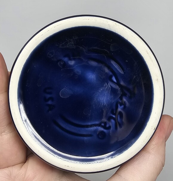 Fiestaware Cobalt Ramekin Fiesta Retired Blue Individual Cake Baker 4"x2" - Picture 3 of 10